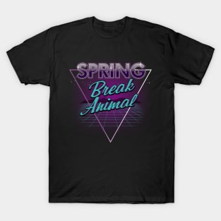 Spring Break Animal 80's Spring Season Meme T-Shirt